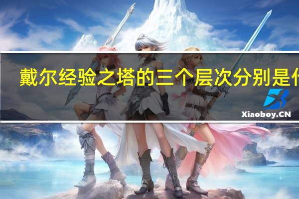 戴尔经验之塔的三个层次分别是什么