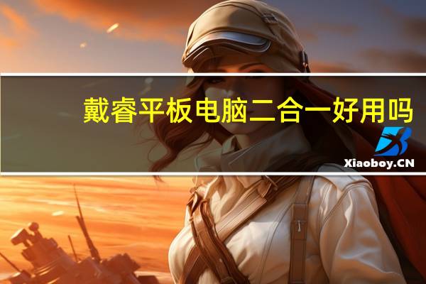 戴睿平板电脑二合一好用吗