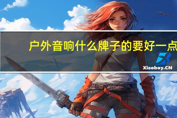 户外音响什么牌子的要好一点（户外音响什么牌子好）