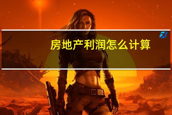 房地产利润怎么计算