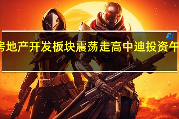 房地产开发板块震荡走高中迪投资午后涨停