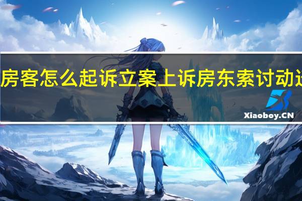 房客怎么起诉立案上诉房东索讨动迁补偿