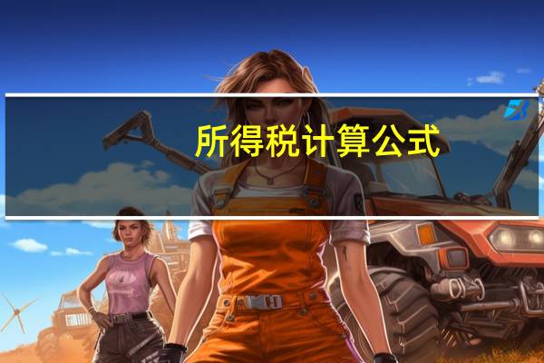 所得税计算公式（所得税）