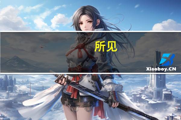 所见（关于所见的介绍）