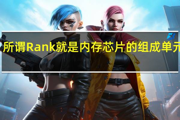 所谓Rank就是内存芯片的组成单元之一