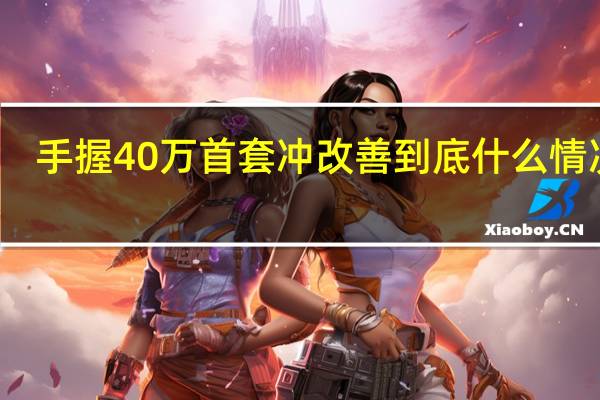 手握40万首套冲改善 到底什么情况嘞