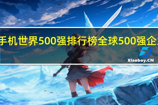 手机世界500强排行榜 全球500强企业排名