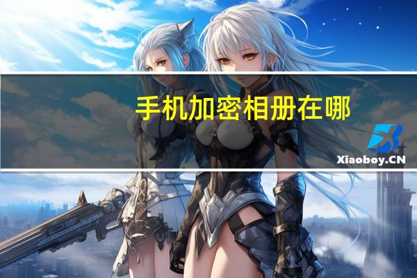 手机加密相册在哪（手机加密相册）