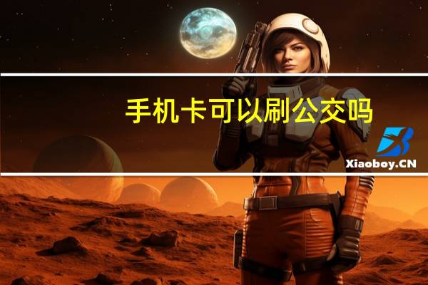 手机卡可以刷公交吗