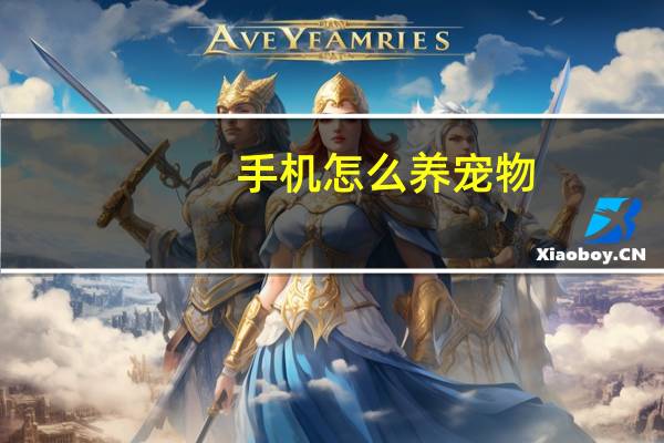 手机怎么养宠物