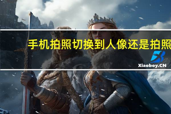 手机拍照切换到人像还是拍照