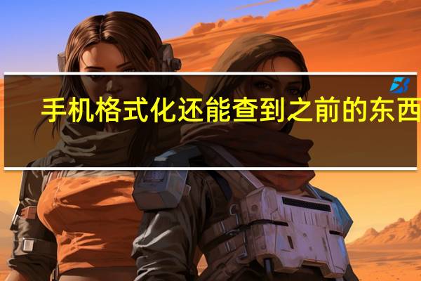 手机格式化还能查到之前的东西吗(手机格式化还能查出来东西吗)