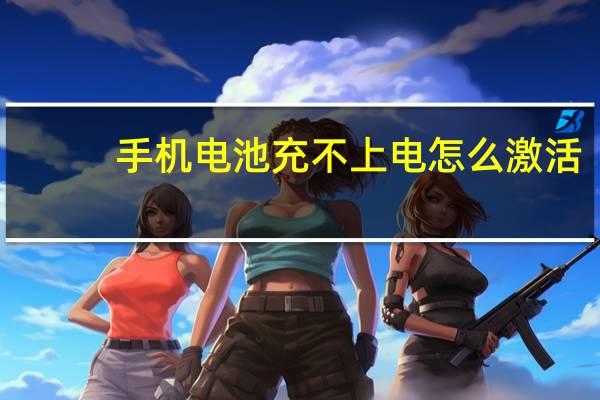 手机电池充不上电怎么激活（手机电池充不上电）