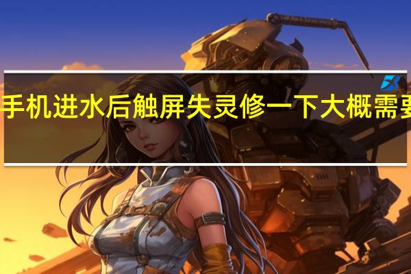 手机进水后触屏失灵修一下大概需要多少