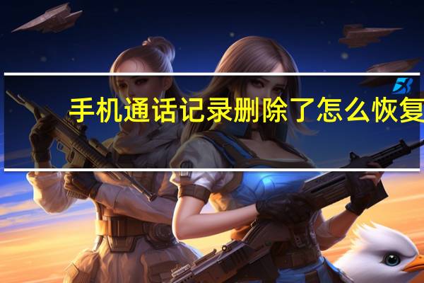 手机通话记录删除了怎么恢复（手机通话记录）