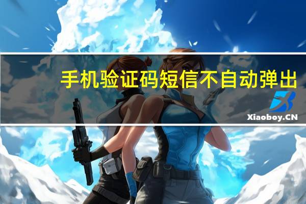手机验证码短信不自动弹出（手机短信验证码不弹出）
