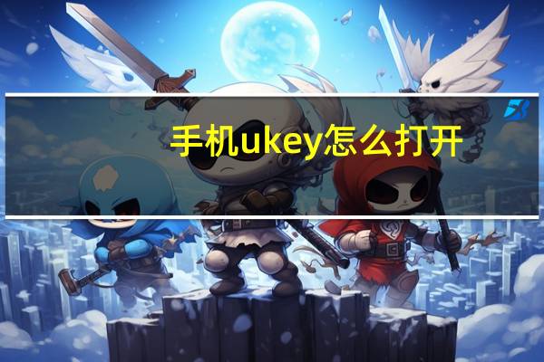 手机ukey怎么打开（UKING手机简介）