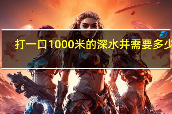 打一口1000米的深水井需要多少钱(打深水井一米多少钱)