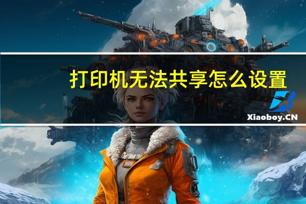 打印机无法共享怎么设置（打印机无法共享）