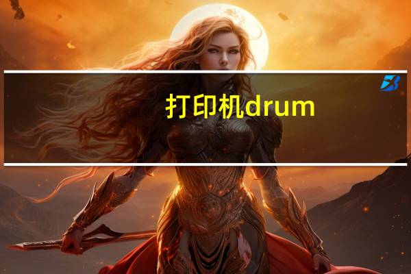 打印机 drum（drum打印机是什么意思）