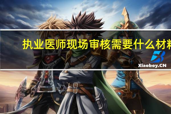执业医师现场审核需要什么材料