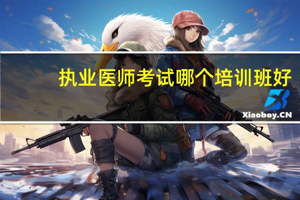 执业医师考试哪个培训班好