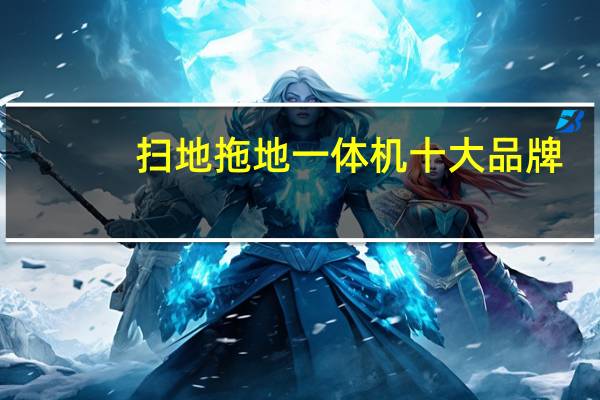 扫地拖地一体机十大品牌