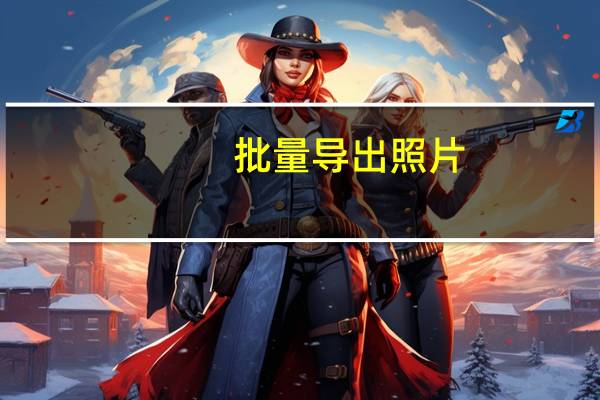 批量导出照片(批量导出)