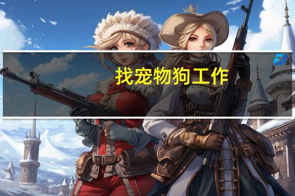 找宠物狗工作