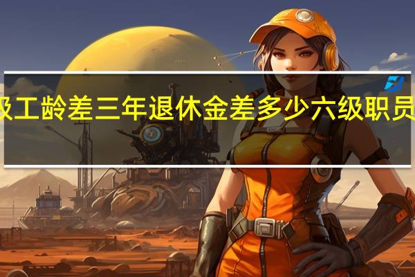 技术六级工龄差三年退休金差多少 六级职员退休金是多少