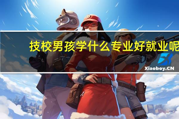 技校男孩学什么专业好就业呢