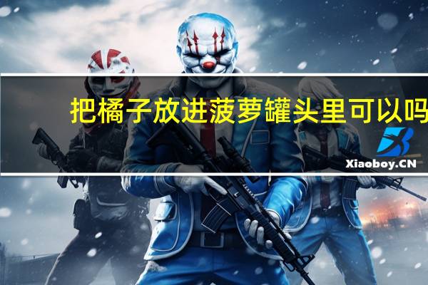 把橘子放进菠萝罐头里可以吗