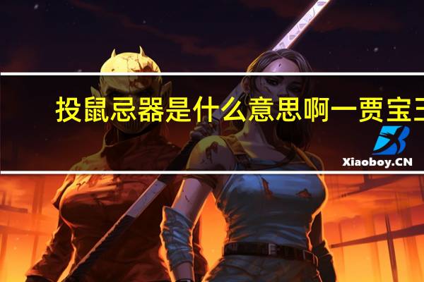 投鼠忌器是什么意思啊一贾宝玉（投鼠忌器是什么意思啊）