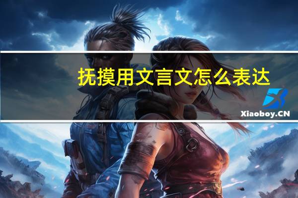 抚摸用文言文怎么表达