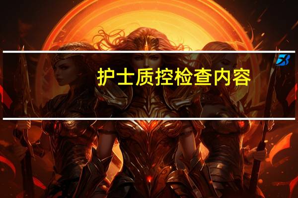 护士质控检查内容