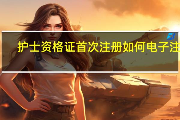护士资格证首次注册如何电子注册