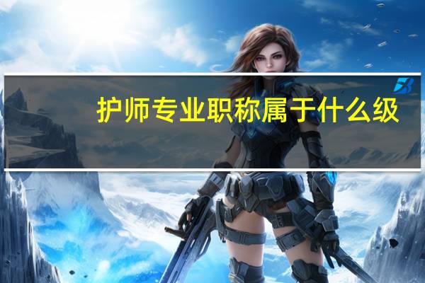 护师专业职称属于什么级