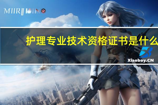 护理专业技术资格证书是什么（专业技术资格证书是什么）