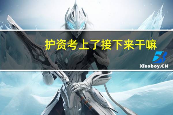 护资考上了接下来干嘛