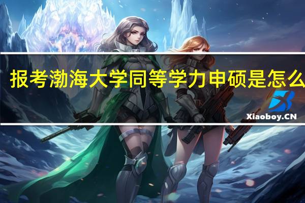报考渤海大学同等学力申硕是怎么上课