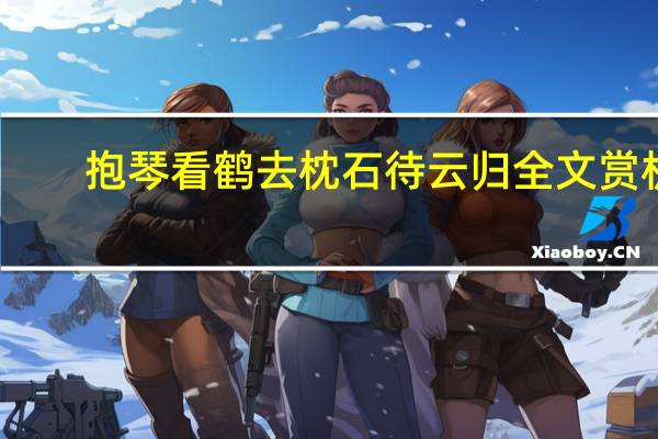 抱琴看鹤去枕石待云归全文赏析