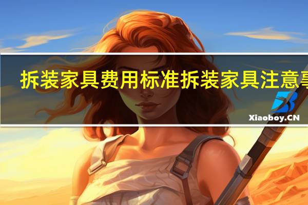 拆装家具费用标准 拆装家具注意事项