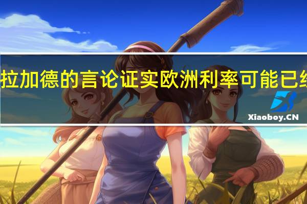 拉加德的言论证实 欧洲利率可能已经见顶