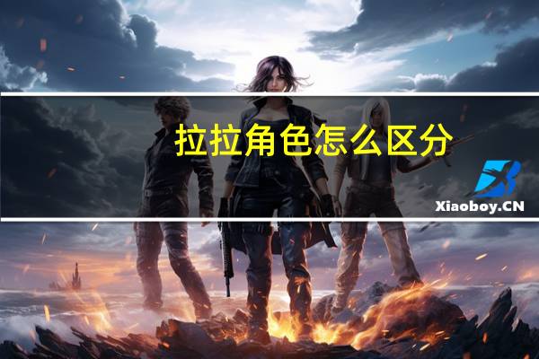 拉拉角色怎么区分
