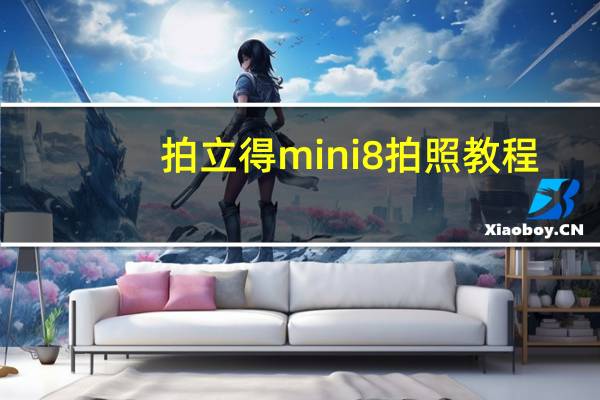 拍立得mini8 拍照教程（拍立得mini8）