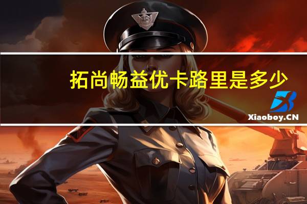 拓尚 畅益优卡路里是多少