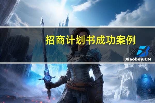 招商计划书成功案例（招商计划书）