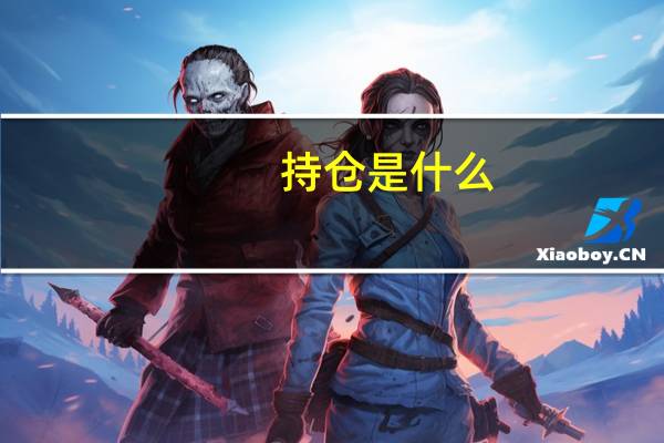 持仓是什么（持仓是什么意思）