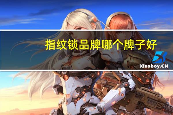 指纹锁品牌哪个牌子好