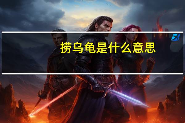 捞乌龟是什么意思